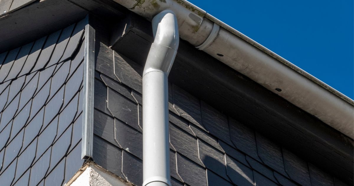 House downpipe and stormwater system